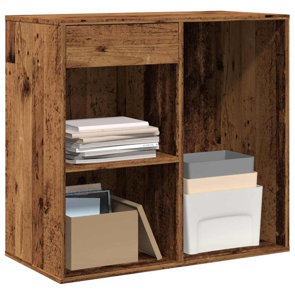 Cosmeticakast 80x40x75 cm bewerkt hout oud houtkleurig is nu te koop bij PeponiXL, paradijselijk wonen!