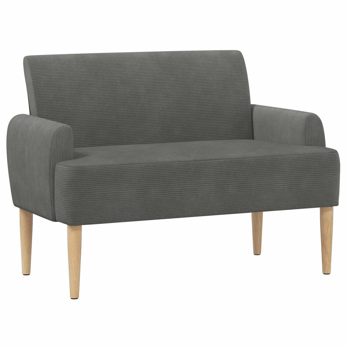 Loungebank met knopencomfort Donkergrijs 116 x 67 x 81 cm is nu te koop bij PeponiXL, paradijselijk wonen!