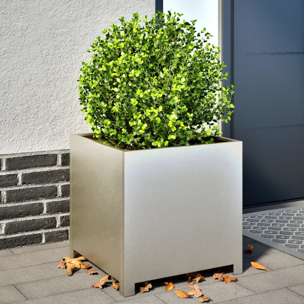 Plantenbak 50x50x50 cm roestvrij staal is nu te koop bij PeponiXL, paradijselijk wonen!