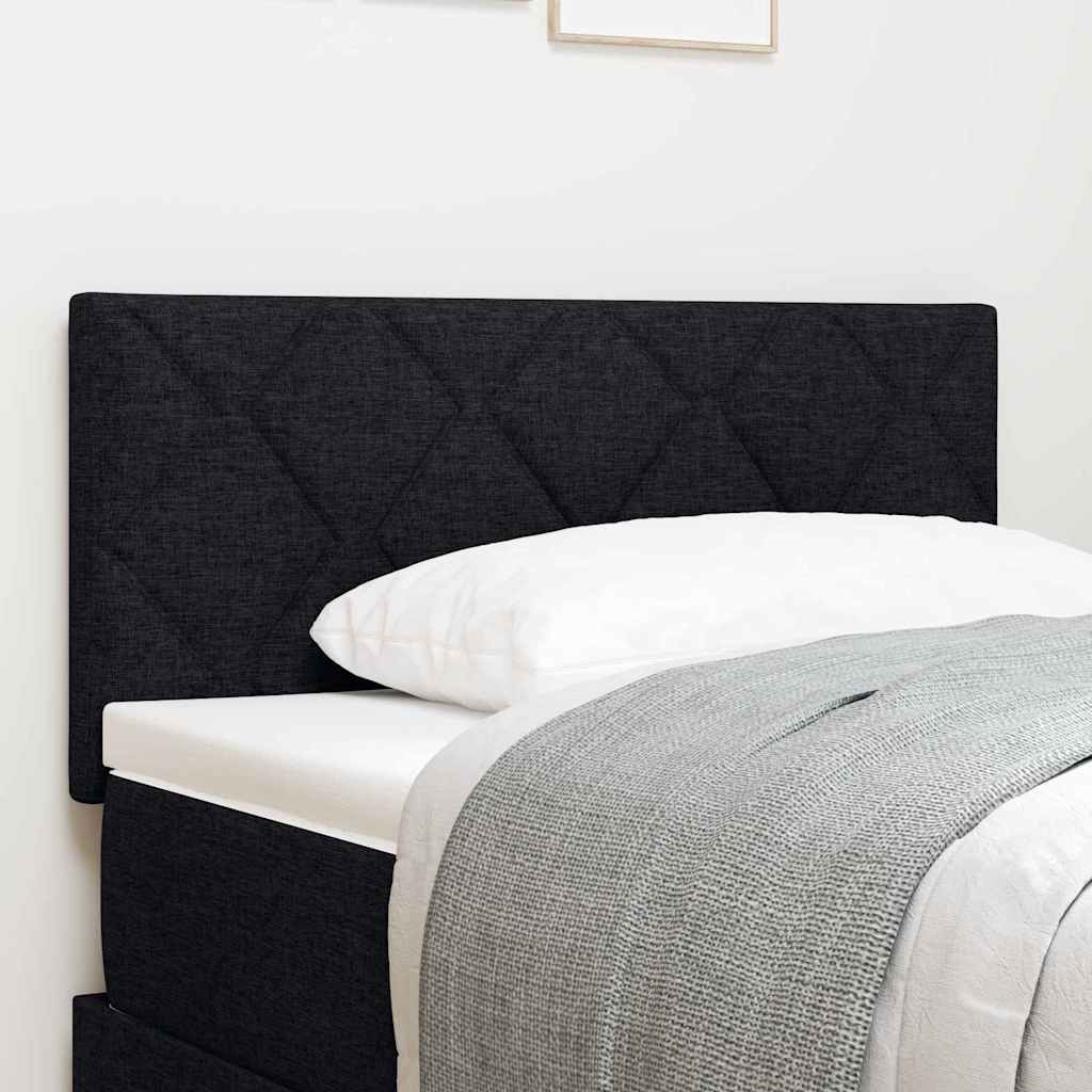 LED Hoofdbord Zwart 100 cm Stof is nu te koop bij PeponiXL, paradijselijk wonen!