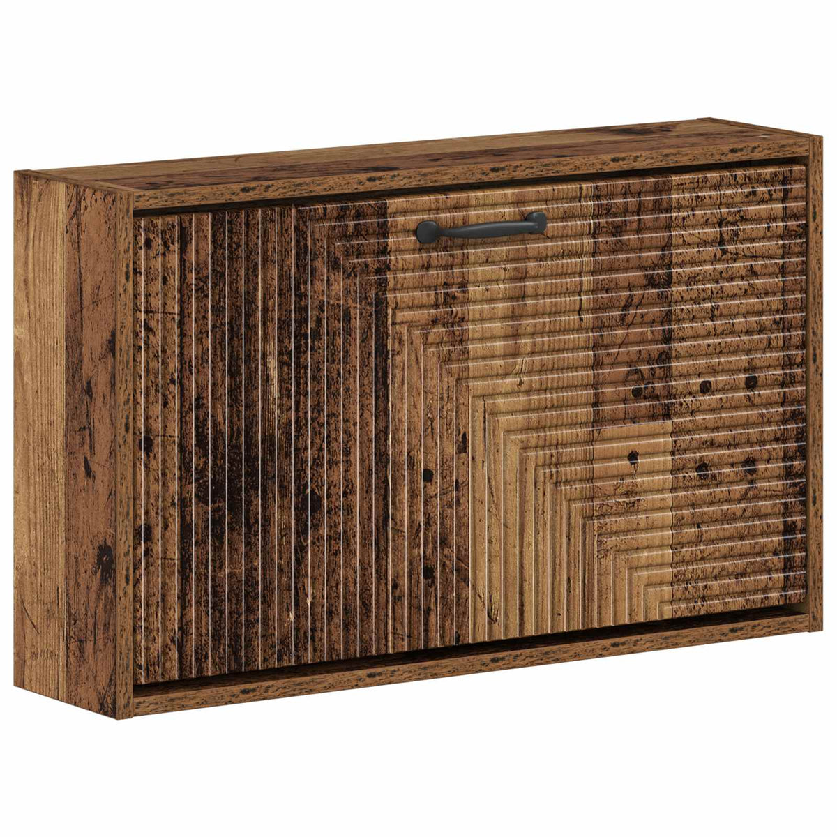 Wandgemonteerde Schoenkast HAARLEM 71 x 17 x 43 cm Bewerkt hout is nu te koop bij PeponiXL, paradijselijk wonen!