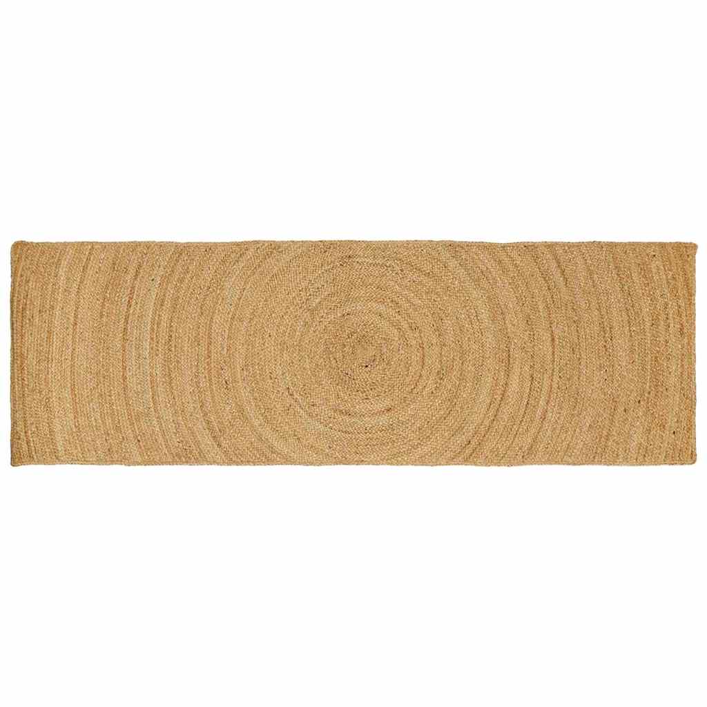Vloerkleden Rechthoekig Bruin 80 x 200 cm Jute is nu te koop bij PeponiXL, paradijselijk wonen!