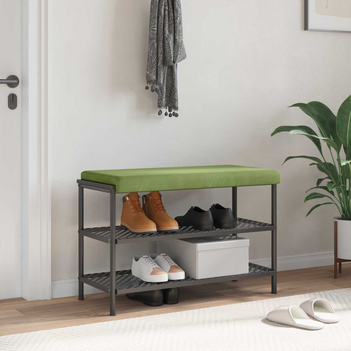 Bankkussen fluweel Lichtgroen Diepte 35 cm is nu te koop bij PeponiXL, paradijselijk wonen!