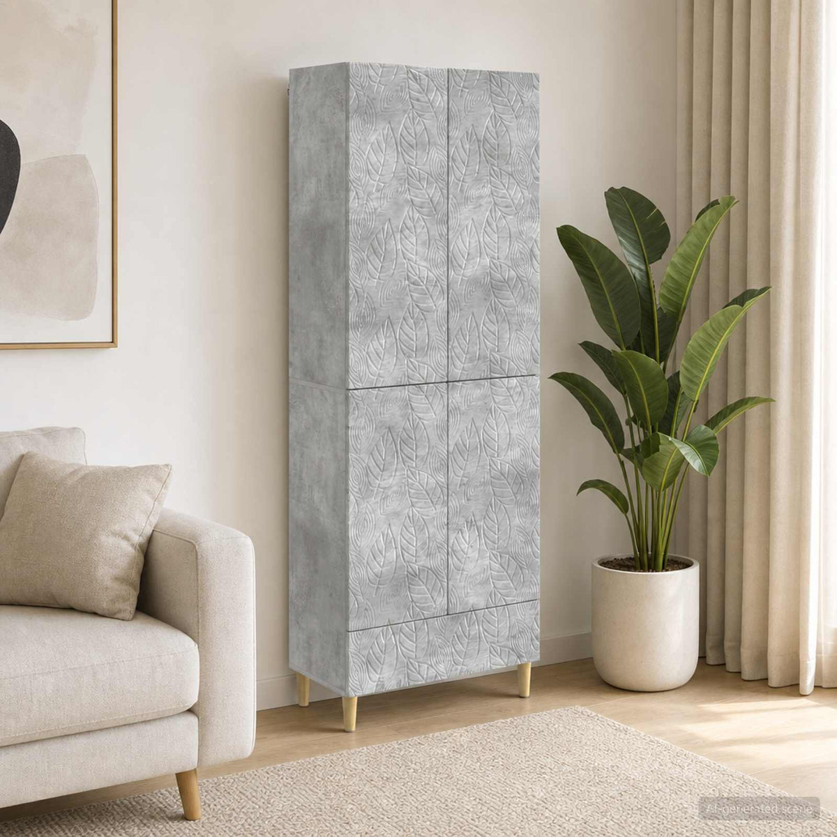 Kastenset 2 pcs Betongrijs Bewerkt hout is nu te koop bij PeponiXL, paradijselijk wonen!