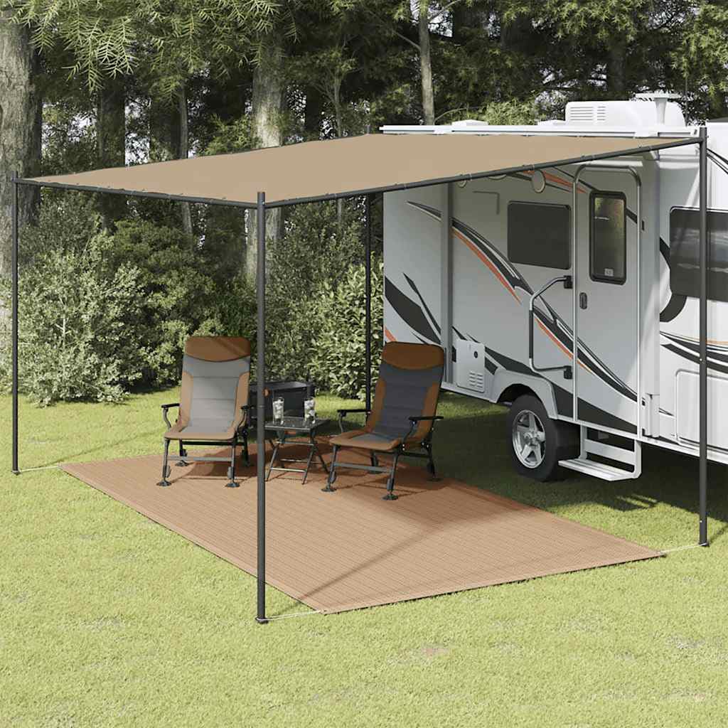 Tenttapijt 200x400 cm taupe is nu te koop bij PeponiXL, paradijselijk wonen!