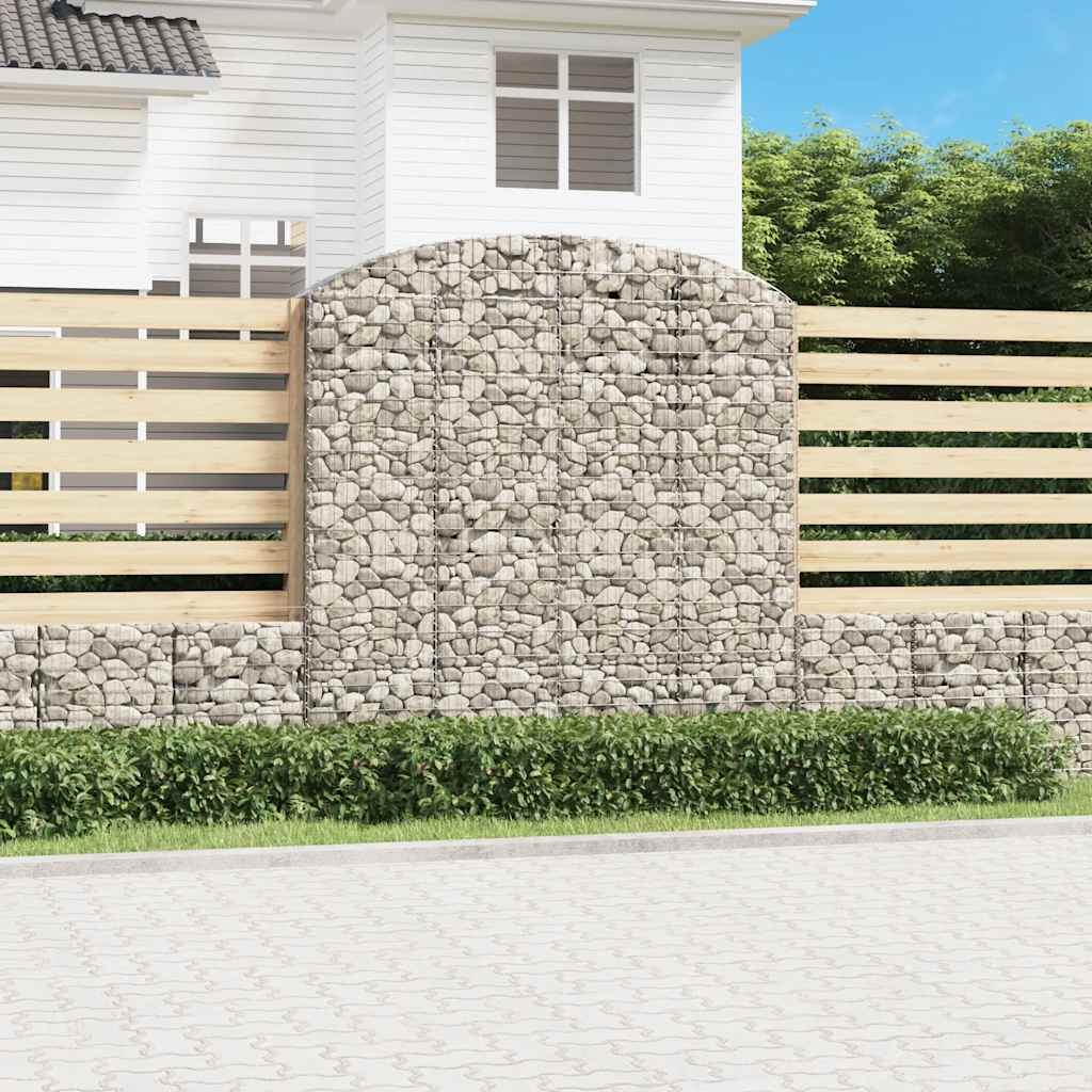 Schanskorf gewelfd 200x50x200/220 cm gegalvaniseerd ijzer is nu te koop bij PeponiXL, paradijselijk wonen!