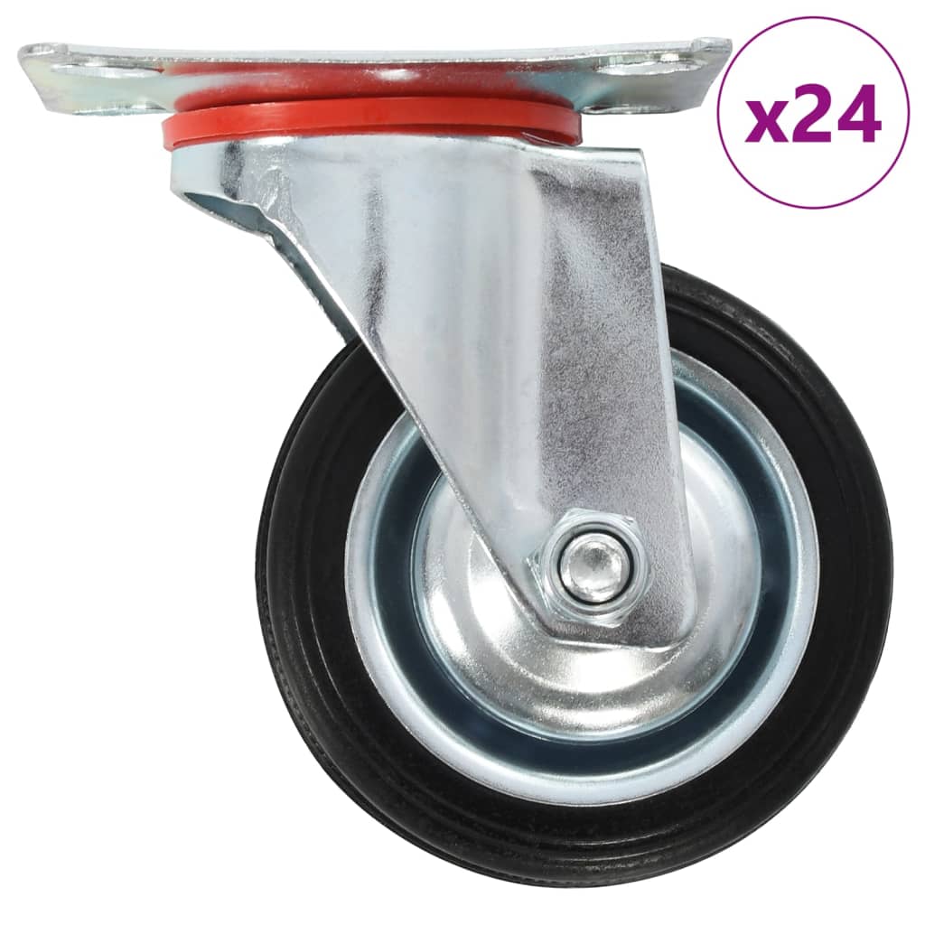 24 st Zwenkwielen 75 mm is nu te koop bij PeponiXL, paradijselijk wonen!