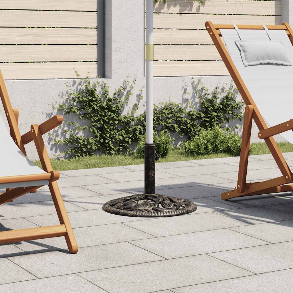 Parasolvoet 12 kg 48 cm gietijzer bronskleurig is nu te koop bij PeponiXL, paradijselijk wonen!