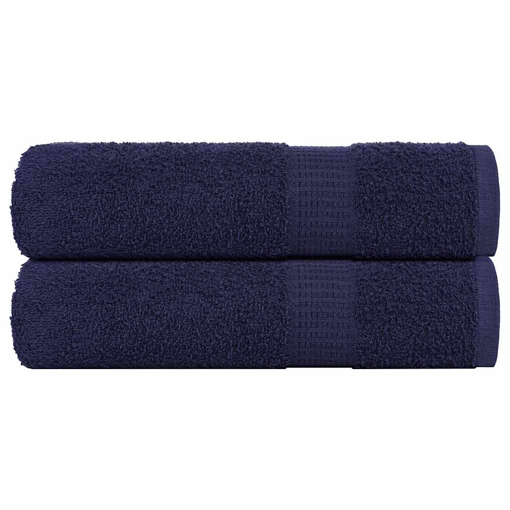 Handdoeken FROGN 2 st 50x100 cm 360 g/m² marineblauw is nu te koop bij PeponiXL, paradijselijk wonen!