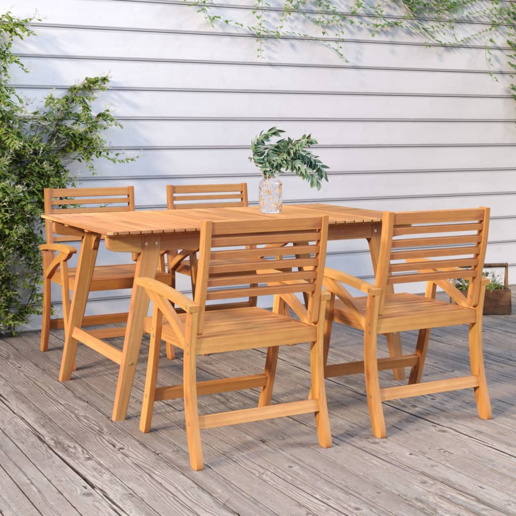Tuintafel 150x90x75 cm massief acaciahout is nu te koop bij PeponiXL, paradijselijk wonen!