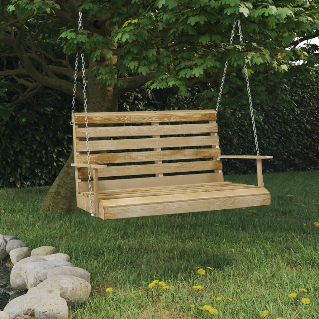 Schommelbank 110 cm geïmpregneerd grenenhout is nu te koop bij PeponiXL, paradijselijk wonen!