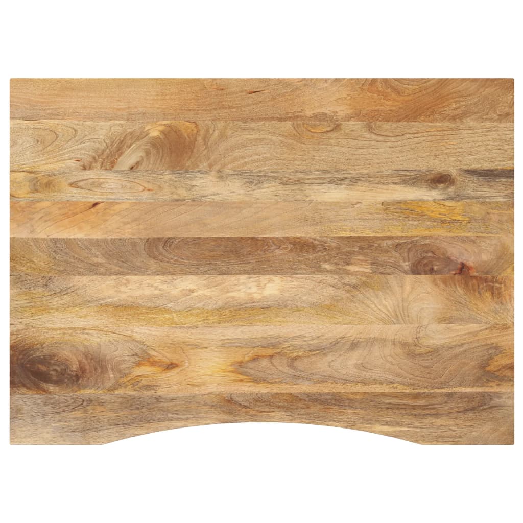 Bureaublad met ronding 110x80x2,5 cm massief ruw mangohout is nu te koop bij PeponiXL, paradijselijk wonen!