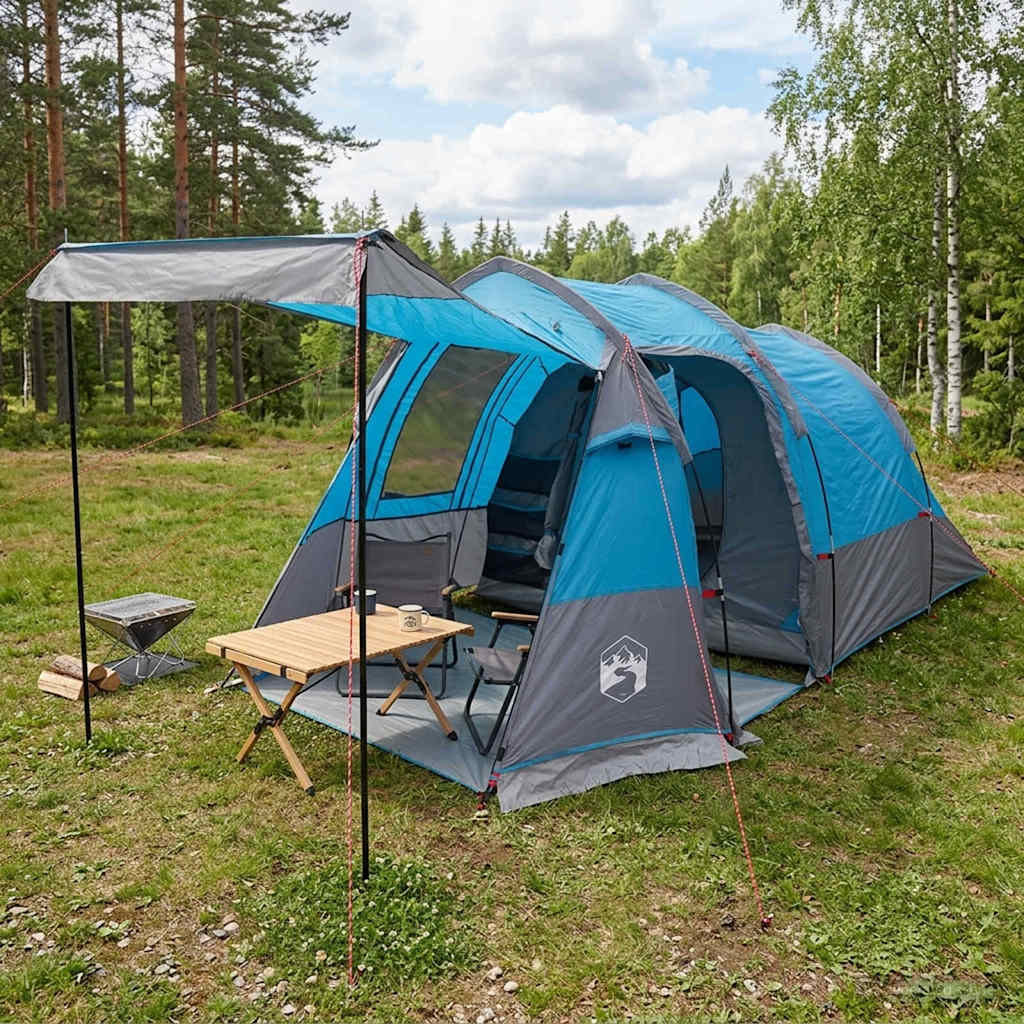 Tunneltent Blauw 390 x 215 x 152 cm is nu te koop bij PeponiXL, paradijselijk wonen!