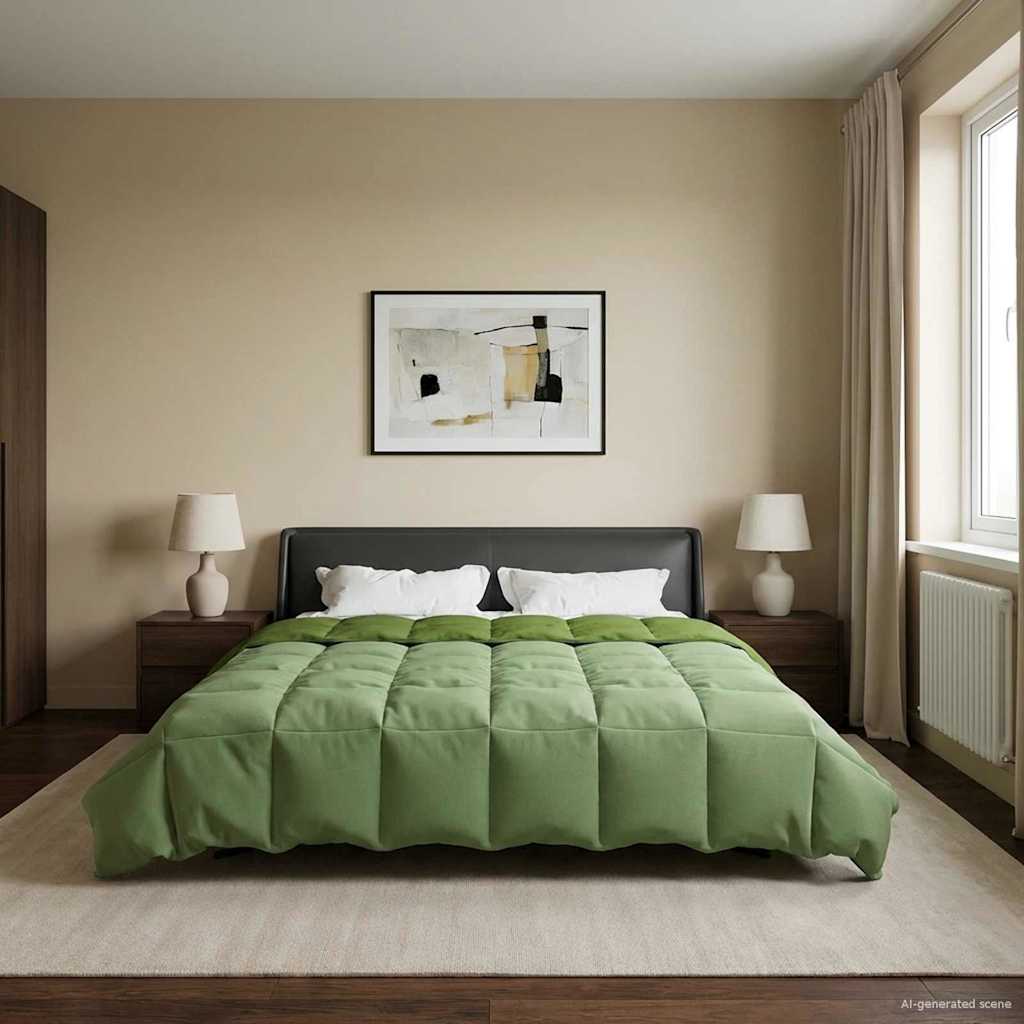 Winter Dekbed Gekwilt Groen 200 x 240 cm Microfiber is nu te koop bij PeponiXL, paradijselijk wonen!