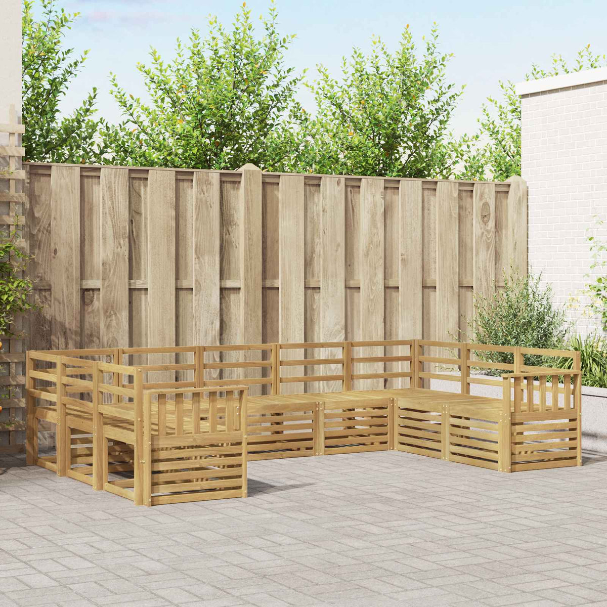 Sofa-Sets Massief Acaciahout is nu te koop bij PeponiXL, paradijselijk wonen!