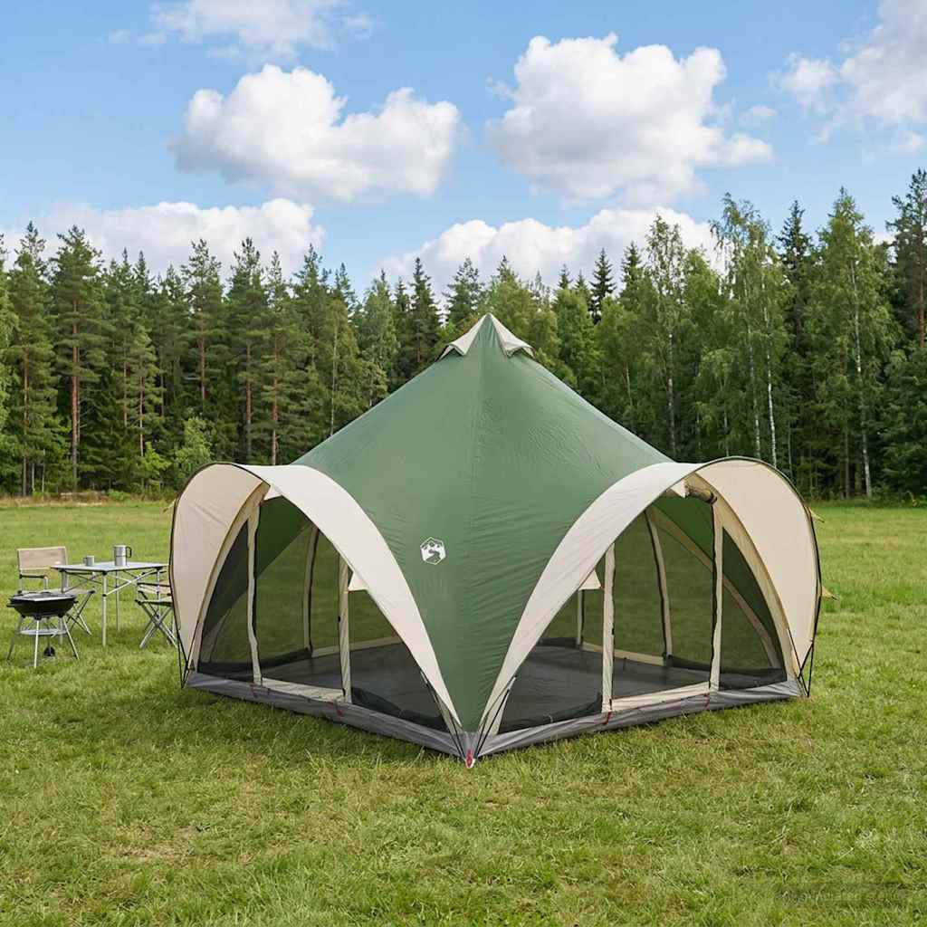 Tipi Tent met dak Groen 6-persoons Polyester en staal is nu te koop bij PeponiXL, paradijselijk wonen!