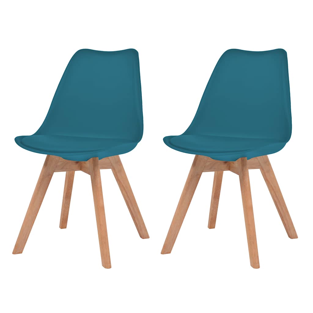 Eetkamerstoelen 2 st kunststof turquoise is nu te koop bij PeponiXL, paradijselijk wonen!