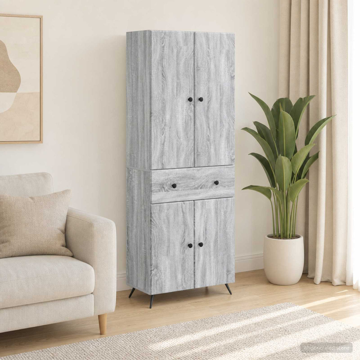 2 pcs Grijs Sonoma is nu te koop bij PeponiXL, paradijselijk wonen!
