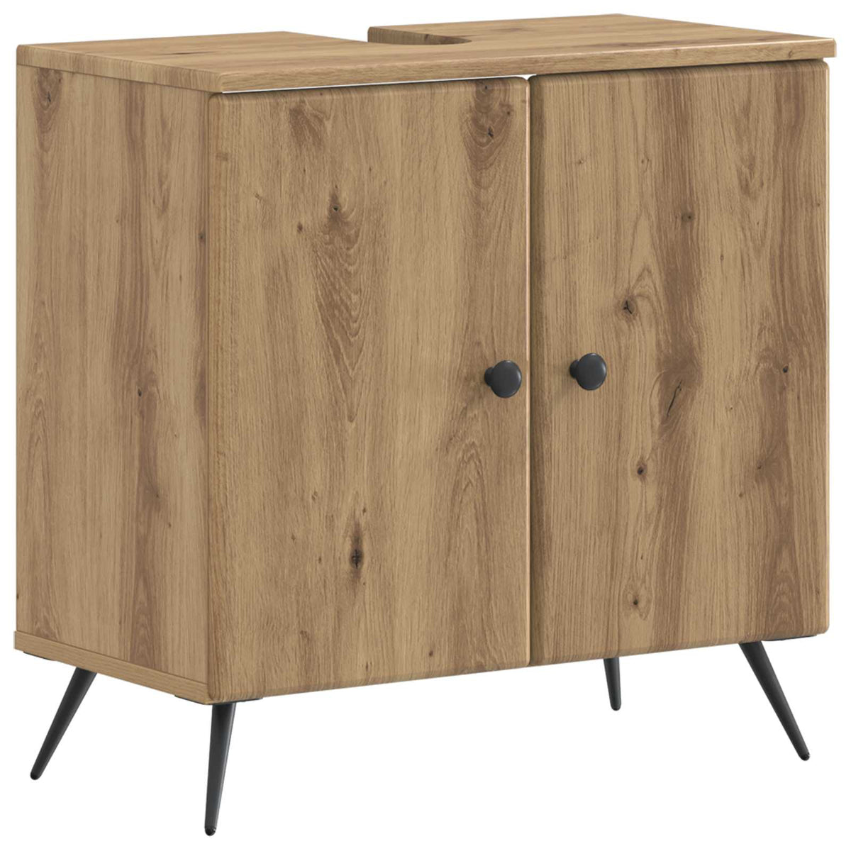 Badkamer wastafelkast BREDA Artisanaal eiken is nu te koop bij PeponiXL, paradijselijk wonen!