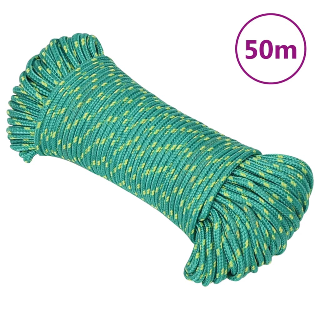 Boottouw 5 mm 50 m polypropyleen groen is nu te koop bij PeponiXL, paradijselijk wonen!