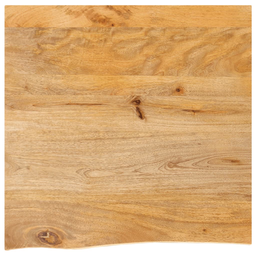 Tafelblad met natuurlijke rand 60x60x3,8 cm massief mangohout is nu te koop bij PeponiXL, paradijselijk wonen!