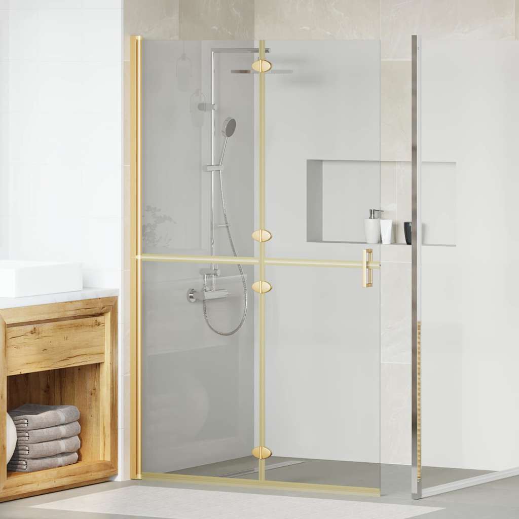 Inloopdouchewand Goud 120 x 6,5 x 190 cm is nu te koop bij PeponiXL, paradijselijk wonen!