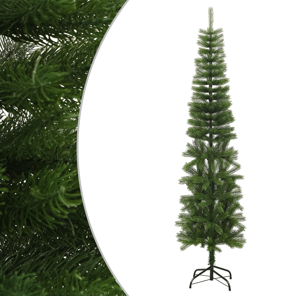 Kunstkerstboom met standaard smal 240 cm PE is nu te koop bij PeponiXL, paradijselijk wonen!
