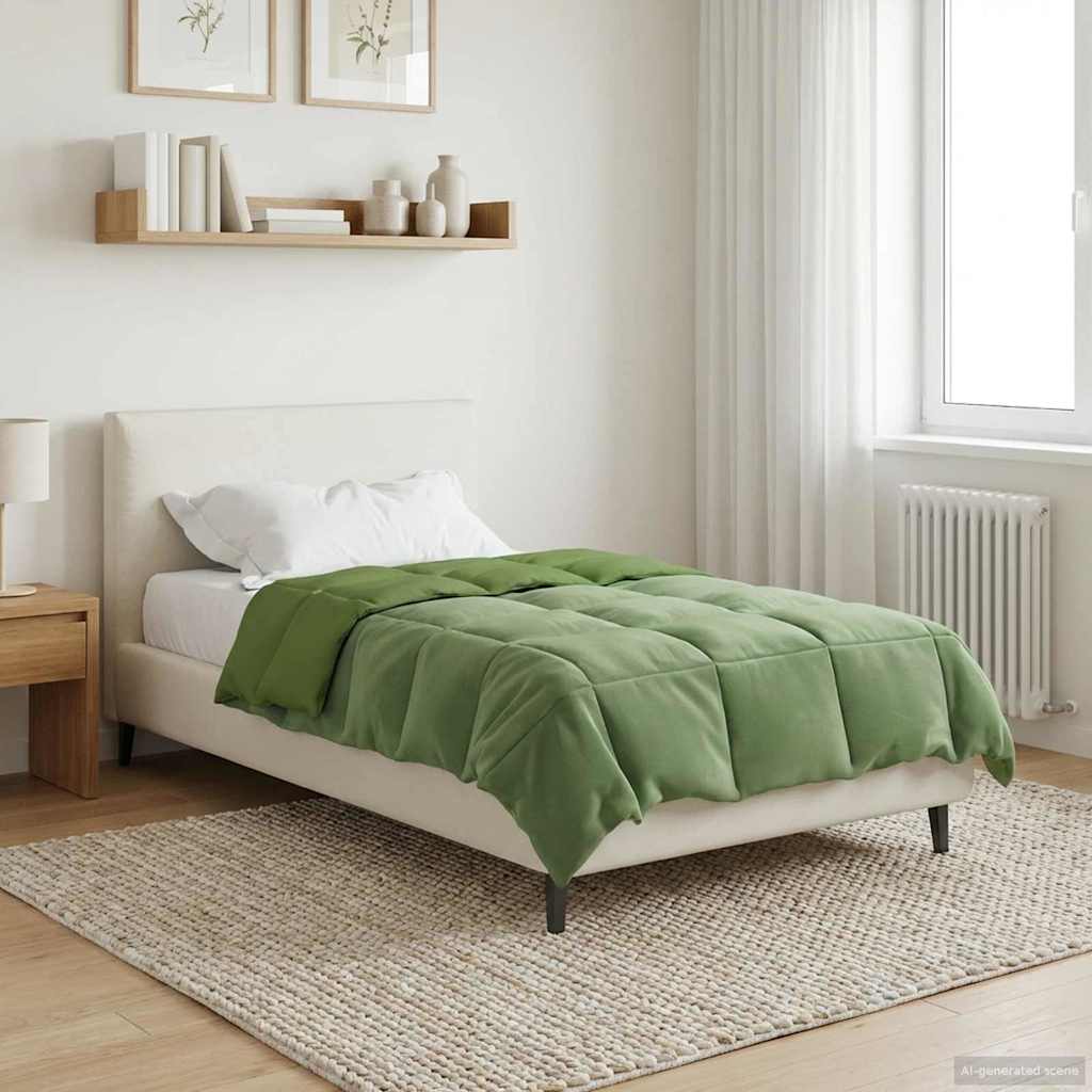 Zomer Dekbed Gekwilt Groen 155 x 200 cm Microfiber is nu te koop bij PeponiXL, paradijselijk wonen!