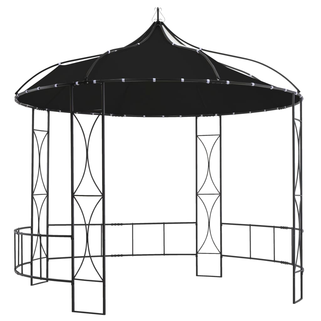 Prieel rond 300x290 cm antraciet is nu te koop bij PeponiXL, paradijselijk wonen!