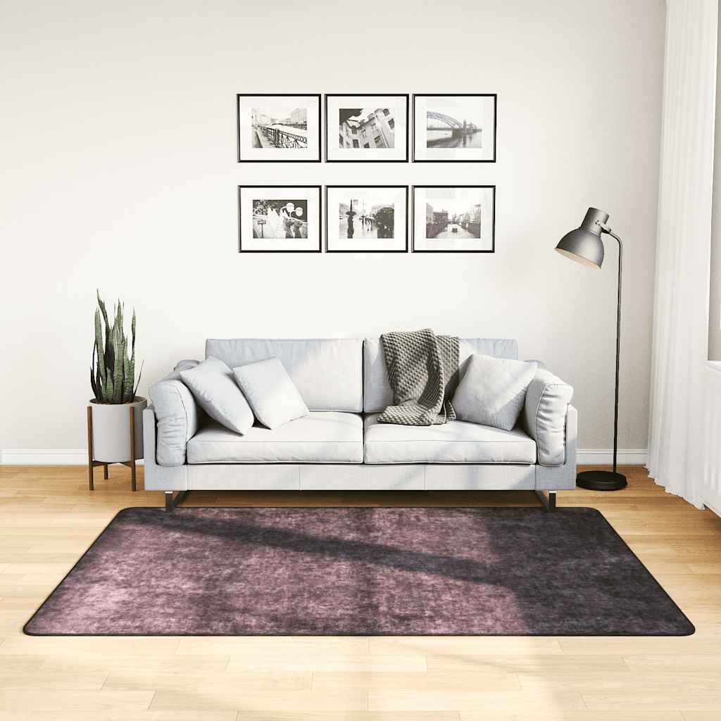 Vloerkleed wasbaar 120x180 cm antracietkleurig is nu te koop bij PeponiXL, paradijselijk wonen!