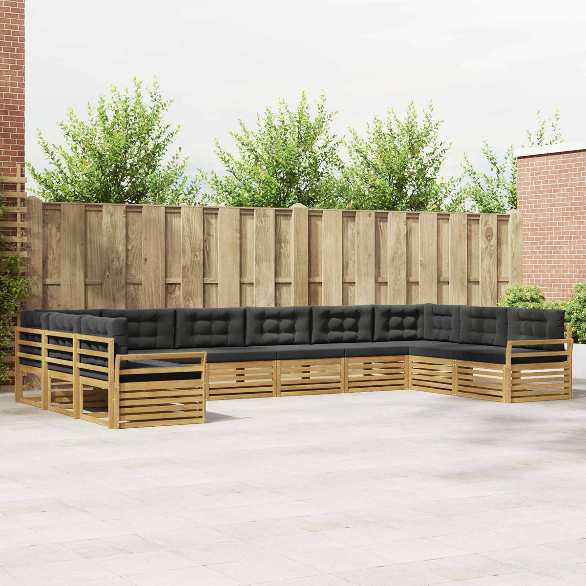 Sofa-Sets Massief Acaciahout is nu te koop bij PeponiXL, paradijselijk wonen!