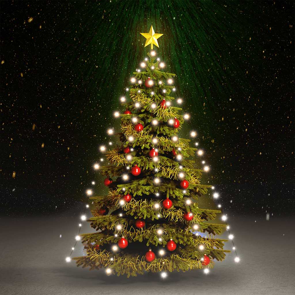 Kerstboomverlichting met 210 LED's koudwit net 210 cm is nu te koop bij PeponiXL, paradijselijk wonen!