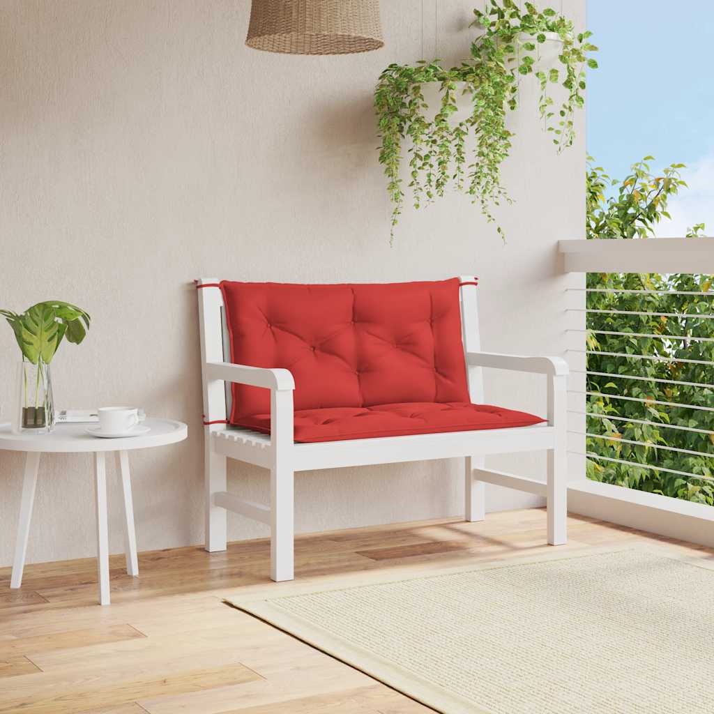 Tuinbankkussen 100x(50+50)x7 cm oxford stof rood is nu te koop bij PeponiXL, paradijselijk wonen!