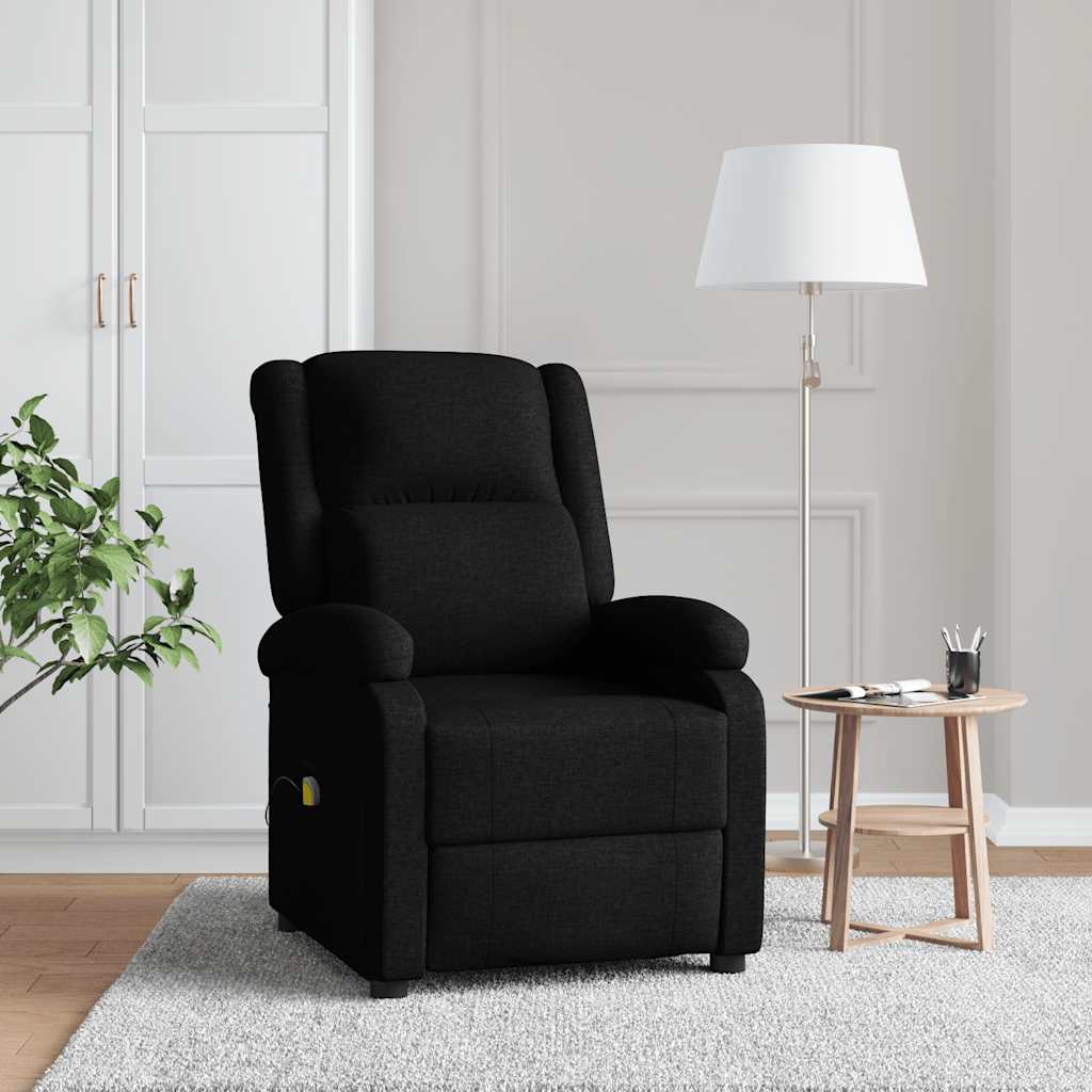 Massagestoel stof zwart is nu te koop bij PeponiXL, paradijselijk wonen!