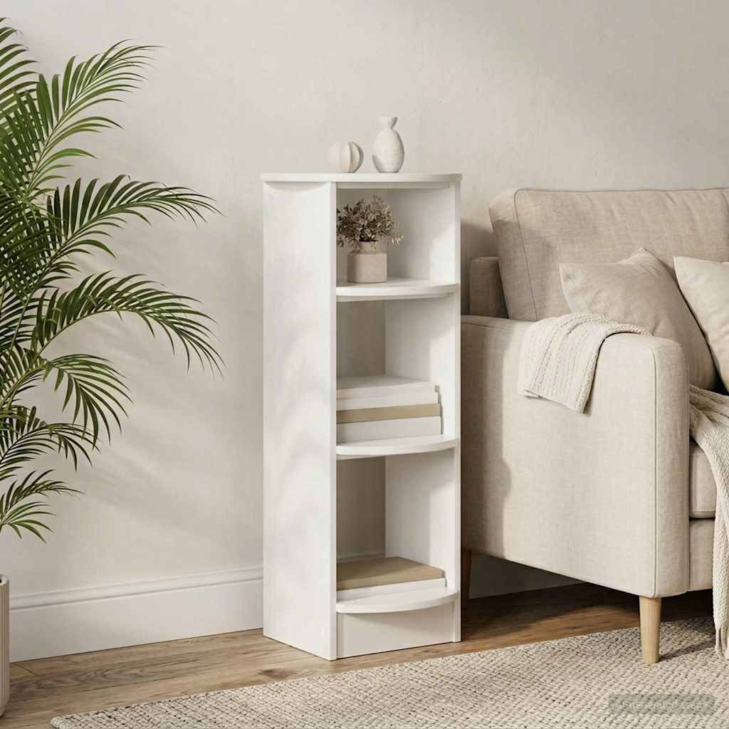 Bijzetkast Hoogglans Wit 40 x 40 x 100 cm Geconstrueerd hout is nu te koop bij PeponiXL, paradijselijk wonen!