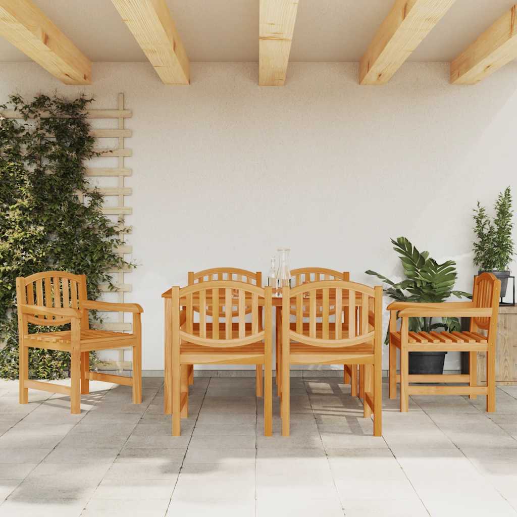 7-delige Tuinset massief teakhout is nu te koop bij PeponiXL, paradijselijk wonen!
