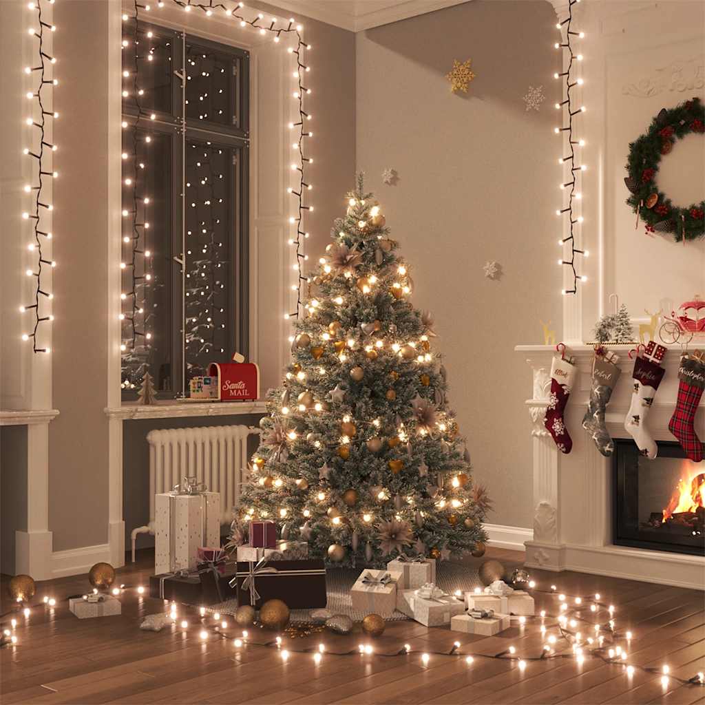 Lichtslinger compact met 400 LED's warmwit 13 m PVC is nu te koop bij PeponiXL, paradijselijk wonen!