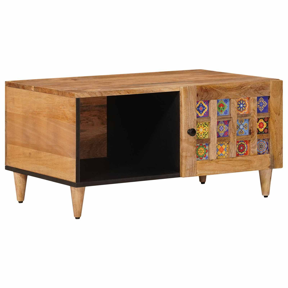 Salontafel Naturel 80 x 50 x 40 cm Massief Mango Hout is nu te koop bij PeponiXL, paradijselijk wonen!