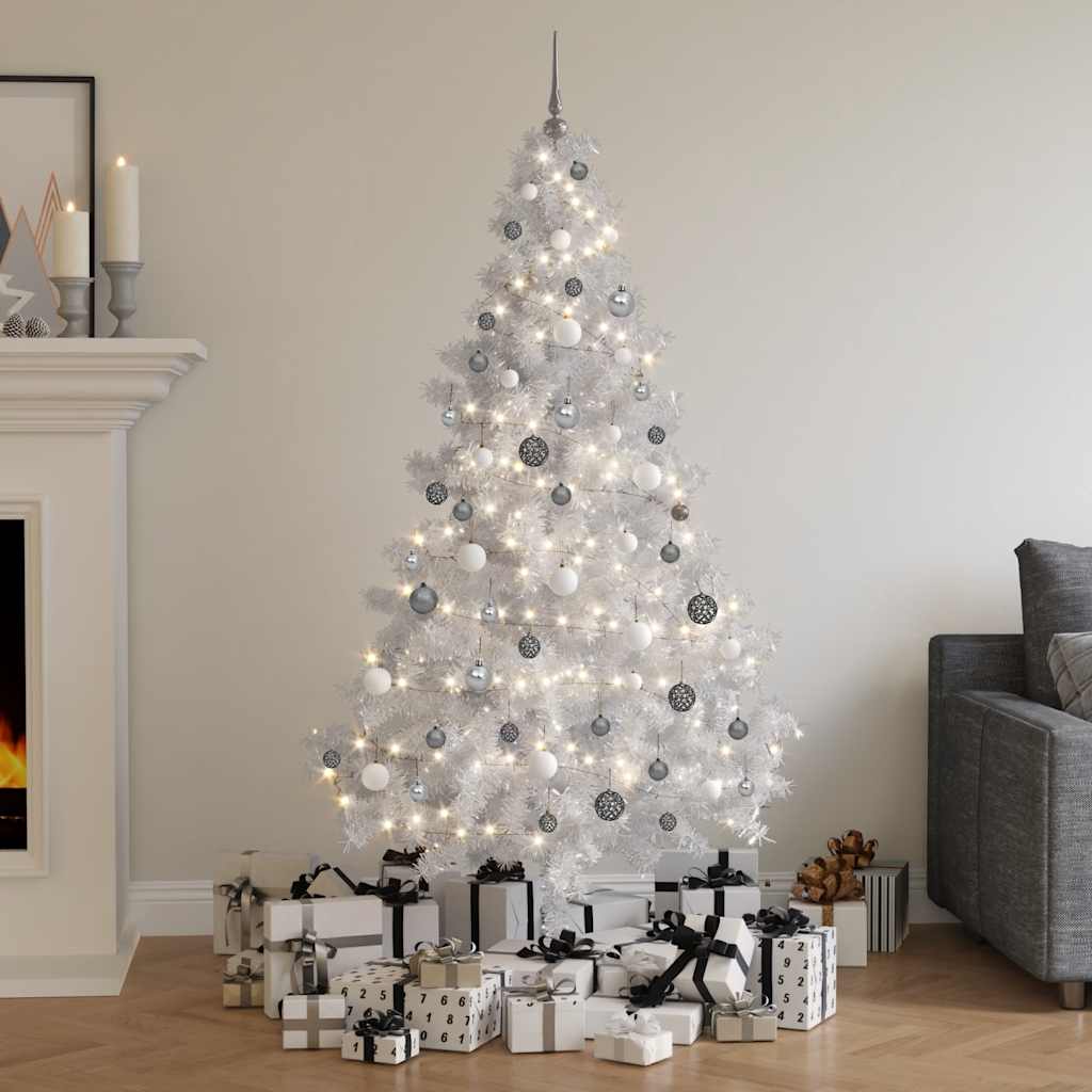 Kunstkerstboom met verlichting en kerstballen 620 takken 180 cm is nu te koop bij PeponiXL, paradijselijk wonen!