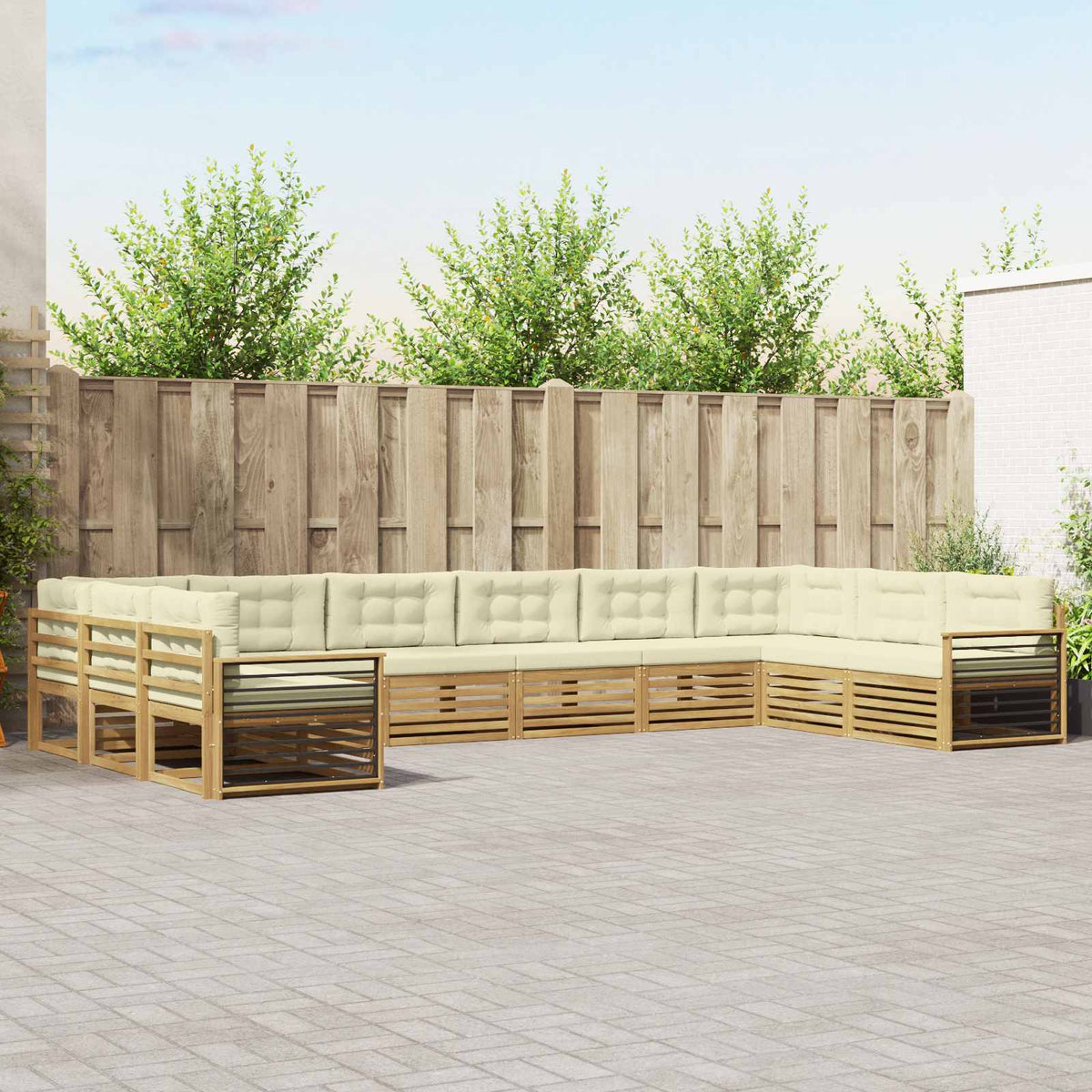 Sofa-Sets Massief Acaciahout is nu te koop bij PeponiXL, paradijselijk wonen!
