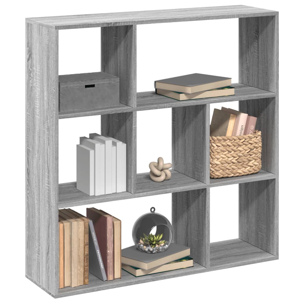 Kamerscherm / boekenkast 102x29x103,5 cm hout grijs sonoma is nu te koop bij PeponiXL, paradijselijk wonen!