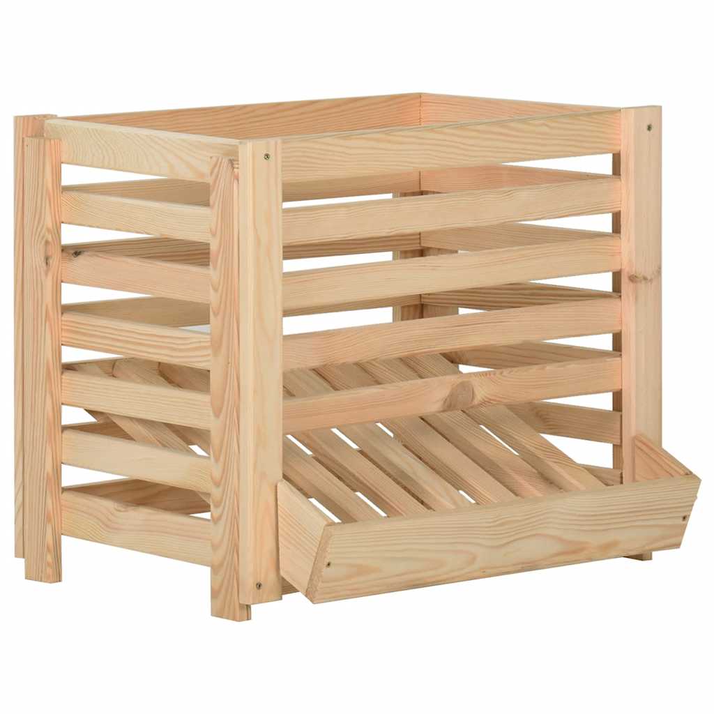 Aardappelkist 60x40x50 cm massief grenenhout is nu te koop bij PeponiXL, paradijselijk wonen!