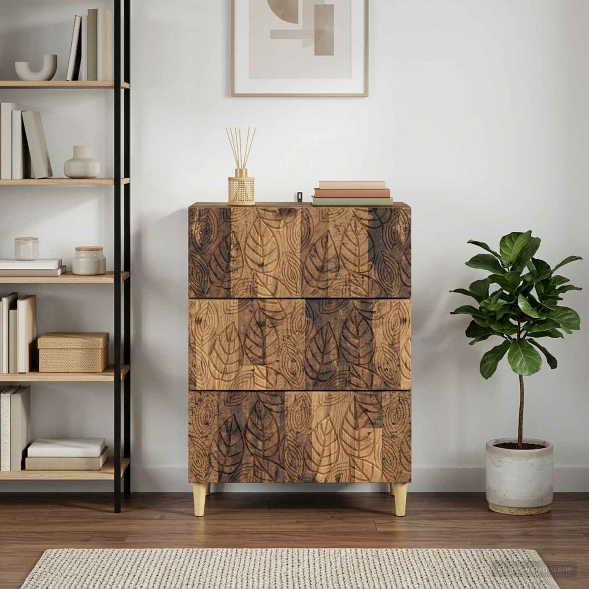 Ladenkast Oud hout 66 x 34,5 x 90 cm Bewerkt hout is nu te koop bij PeponiXL, paradijselijk wonen!