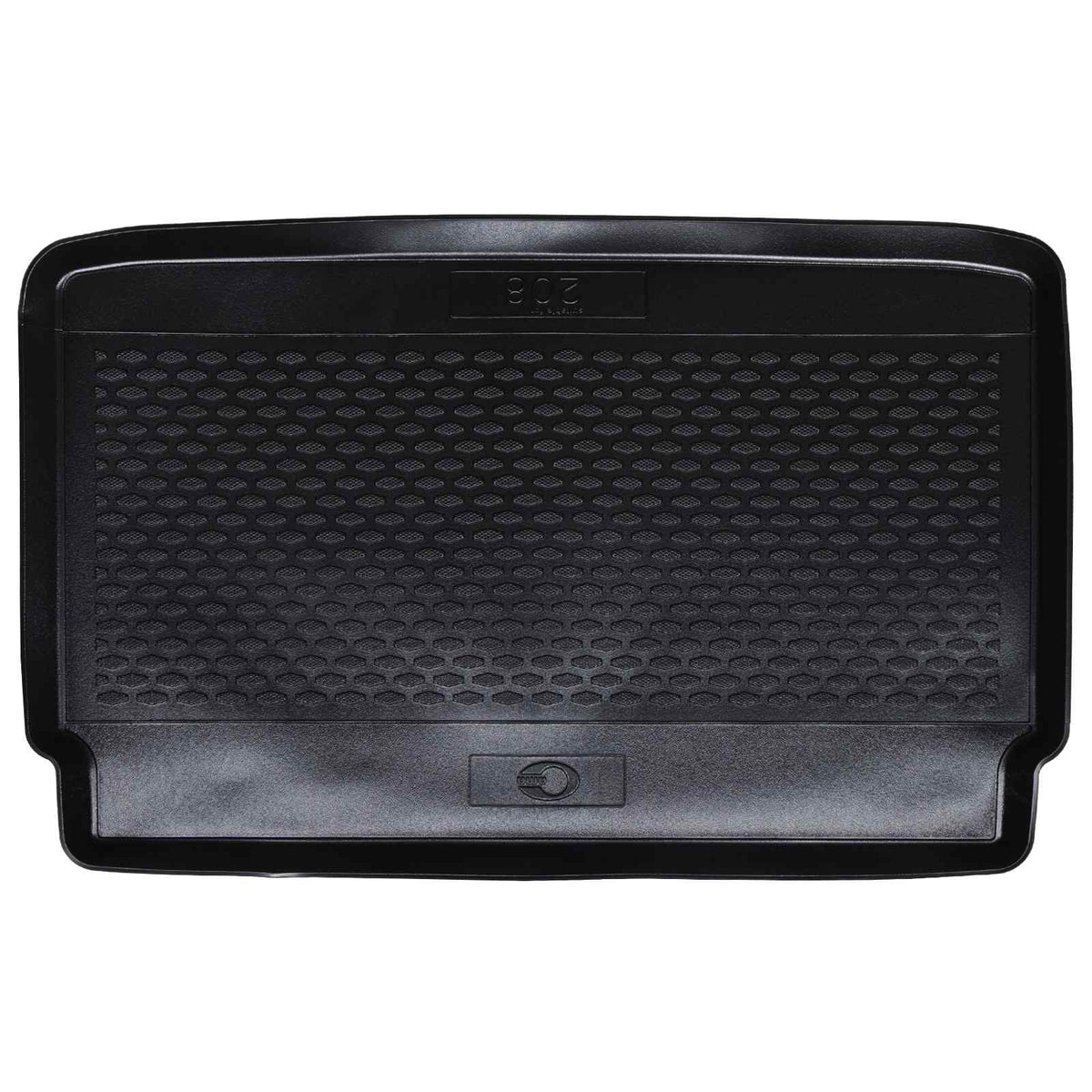 Kofferbakmat Zwart geschikt voor PEUGEOT 208 2018- Rubber is nu te koop bij PeponiXL, paradijselijk wonen!