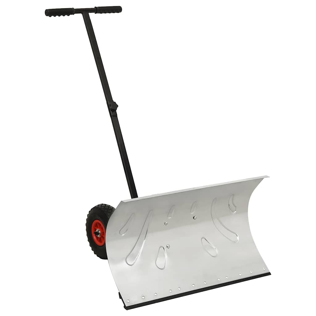 Handmatige sneeuwschuiver met wielen is nu te koop bij PeponiXL, paradijselijk wonen!
