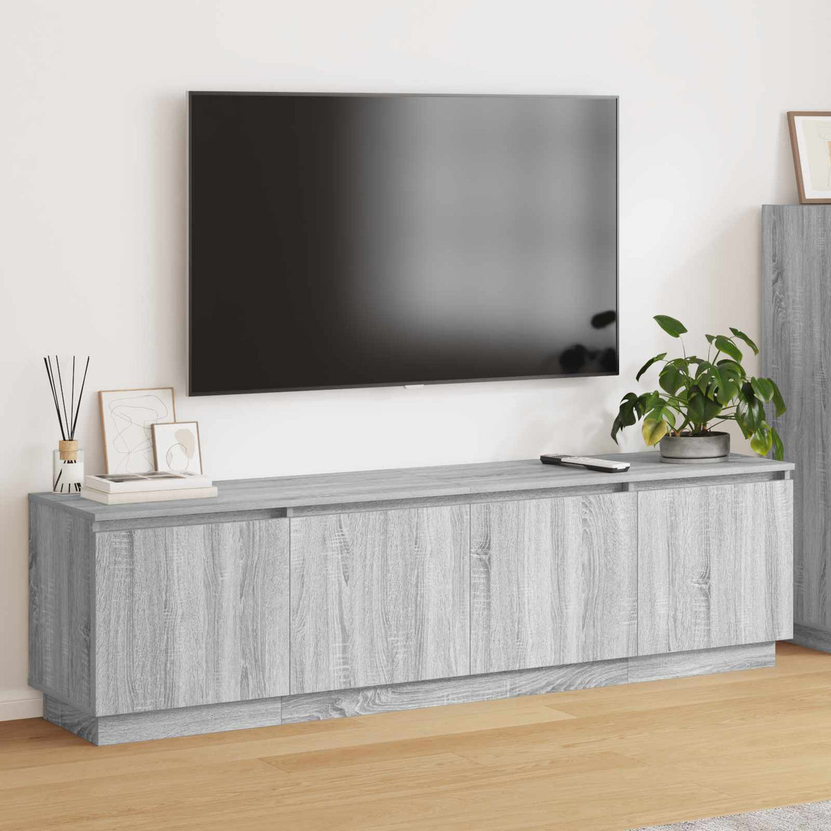 TV-kast Grijs Sonoma 180 x 38 x 49 cm Bewerkt hout is nu te koop bij PeponiXL, paradijselijk wonen!