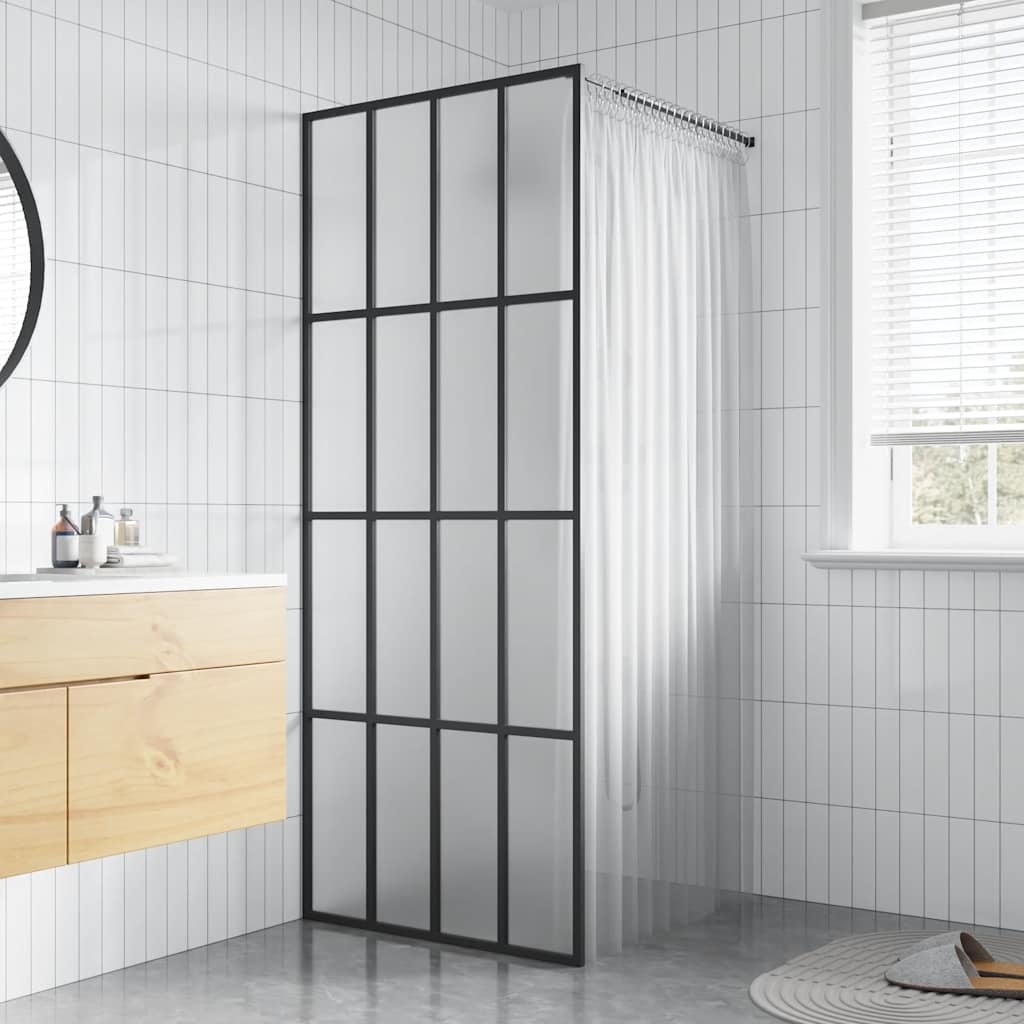 Inloopdouchewand 80x195 cm mat gehard glas is nu te koop bij PeponiXL, paradijselijk wonen!