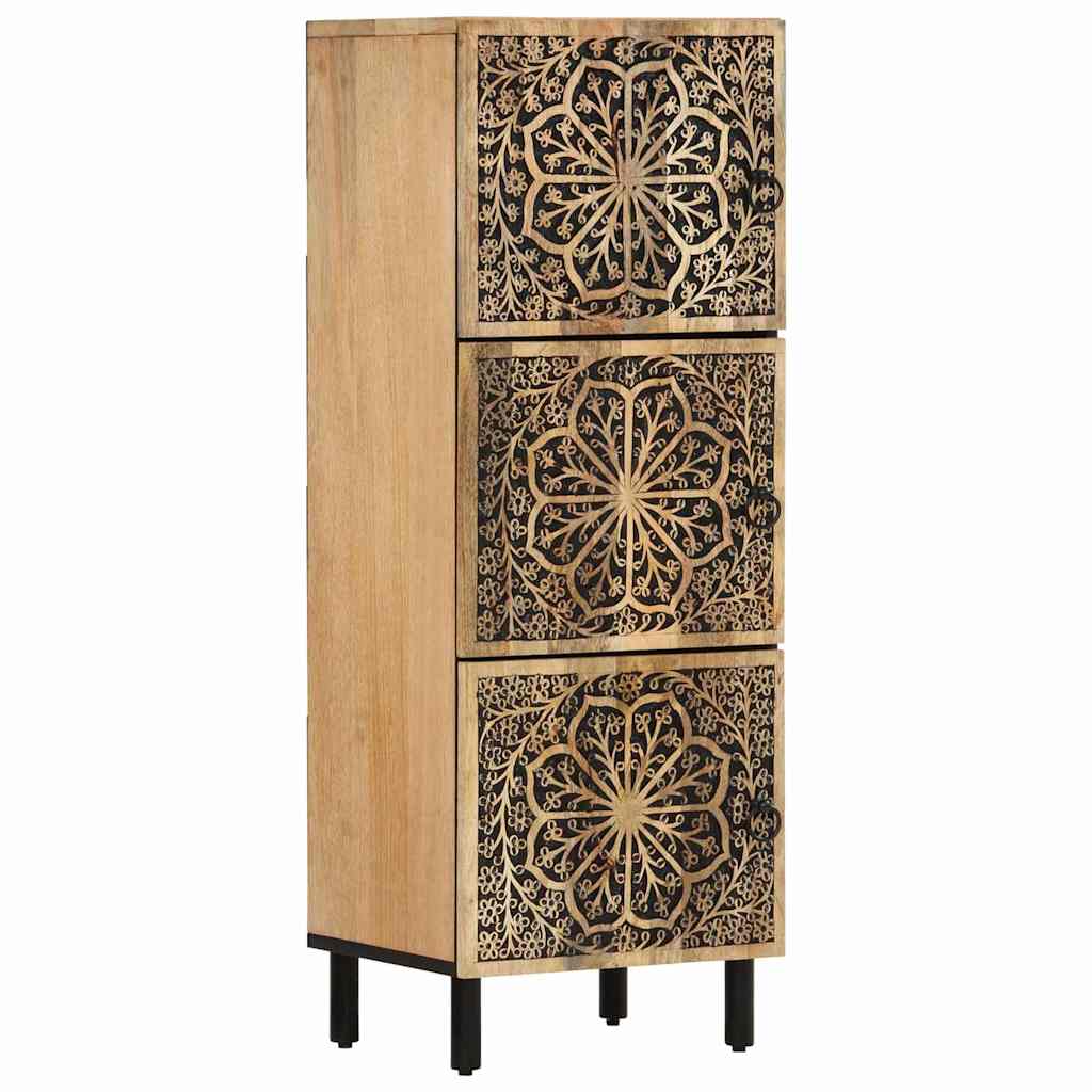 Bijzetkast 40x33x110 cm massief mangohout is nu te koop bij PeponiXL, paradijselijk wonen!