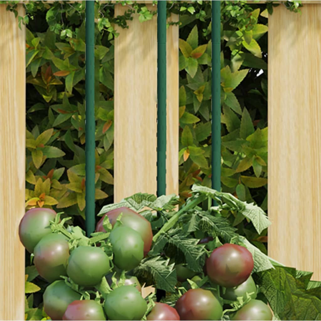Plantenstaken 30 st 90 cm staal groen is nu te koop bij PeponiXL, paradijselijk wonen!