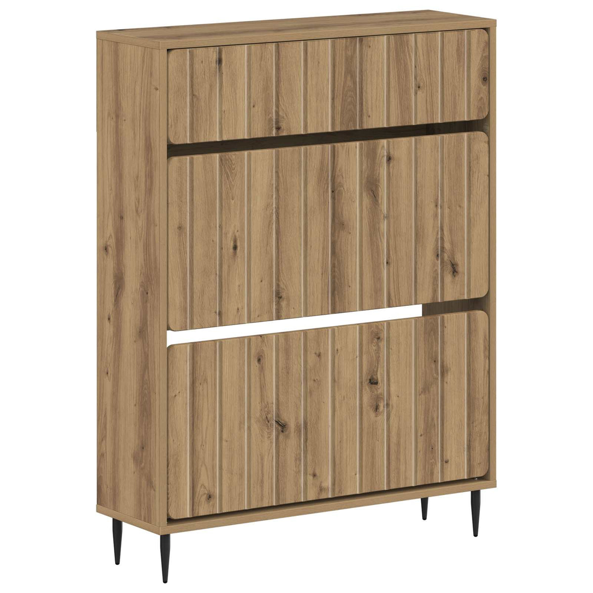 Schoenenkast ZWOLLE 78 x 24 x 103 cm Bewerkt hout is nu te koop bij PeponiXL, paradijselijk wonen!